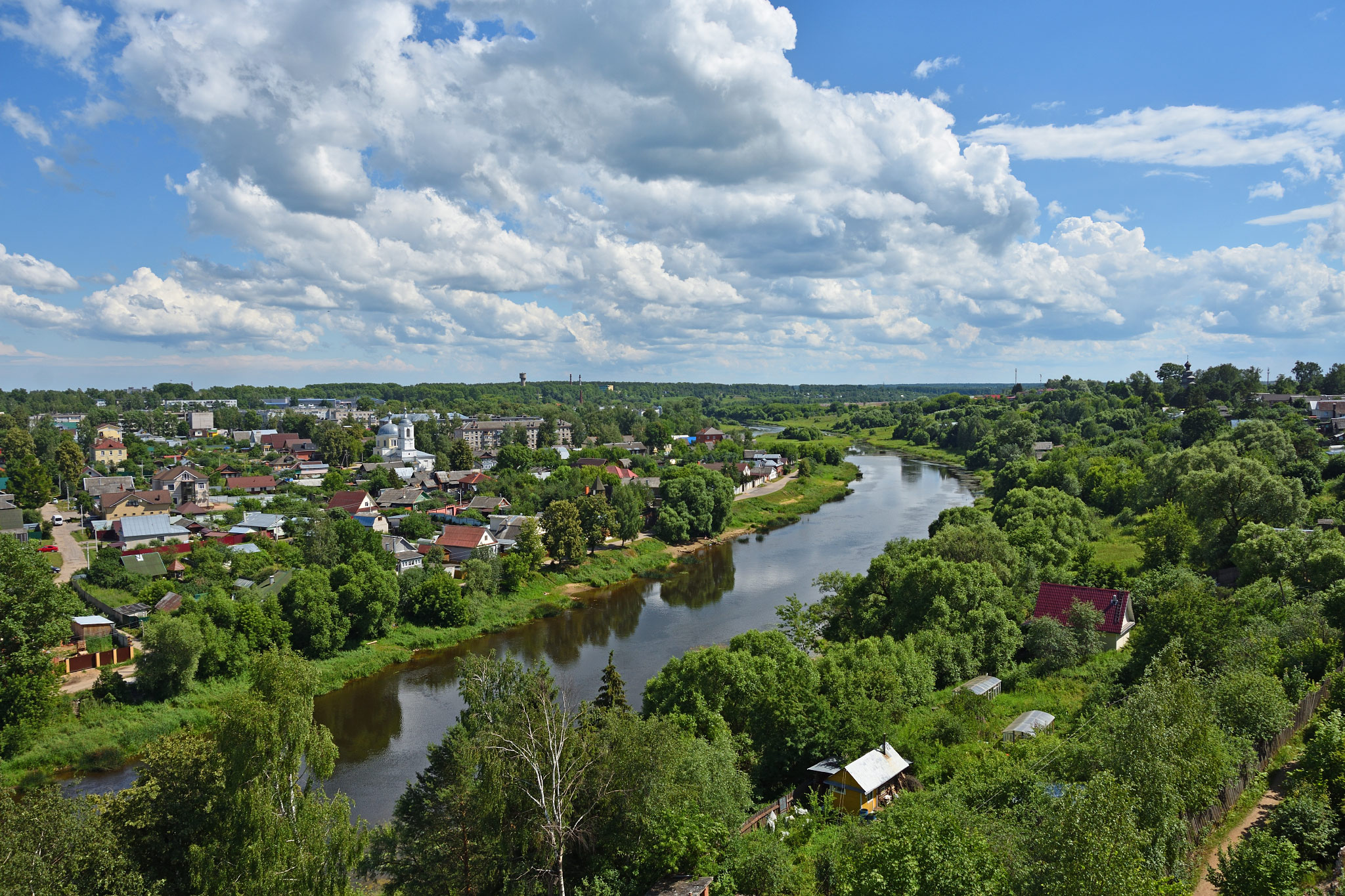 Река Тверца, Торжок (Tvertsa River, Torzhok)